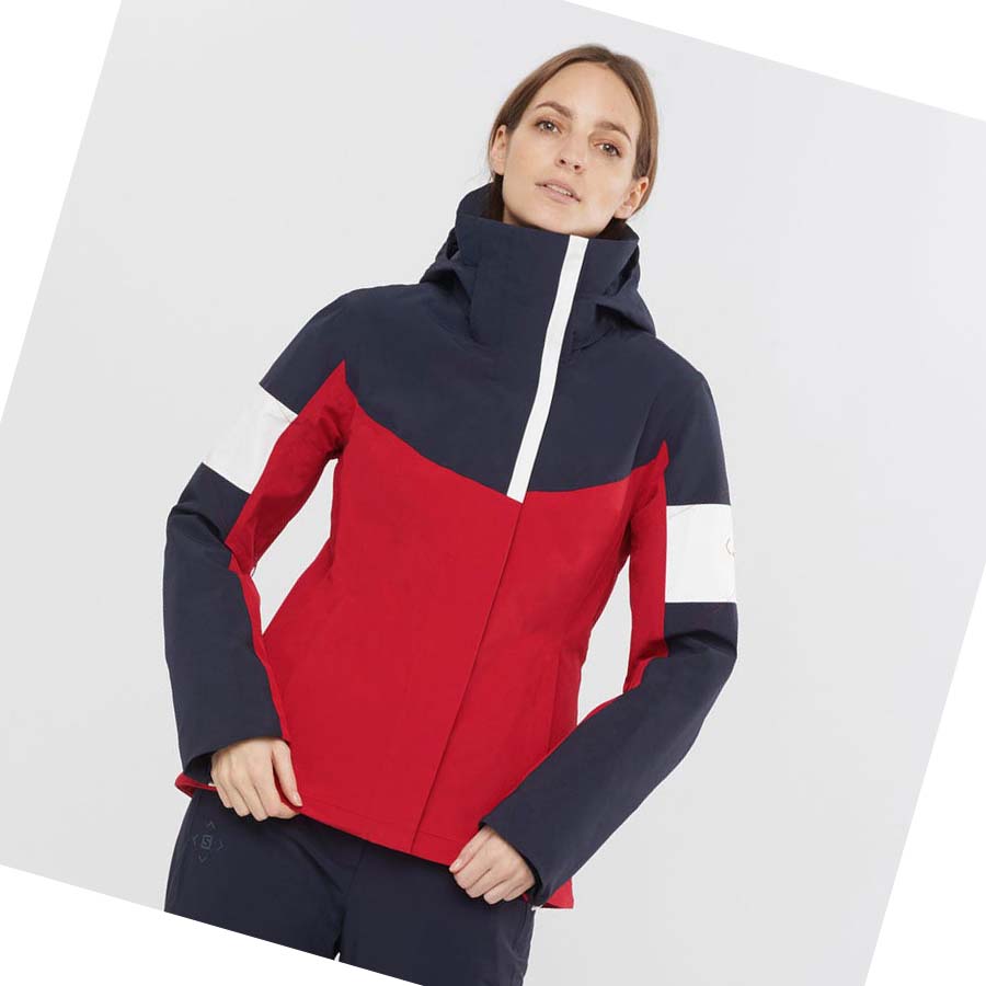 Chaquetas Salomon SPEED INSULATED Mujer Rojos | MX 2439ZUT